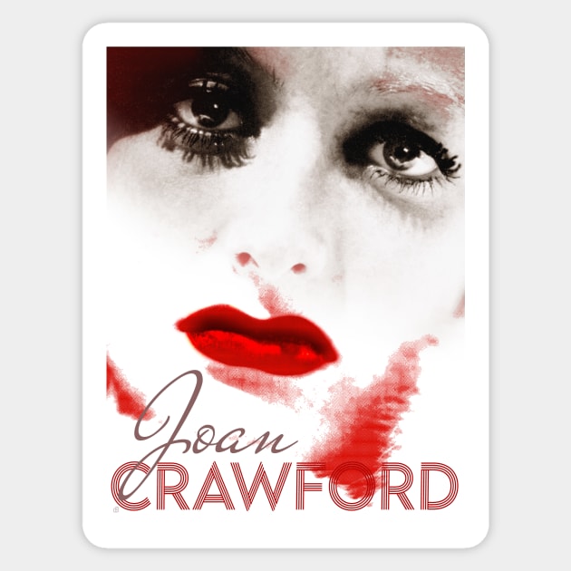 Gorgeous Joan Crawford Sticker by Dez53